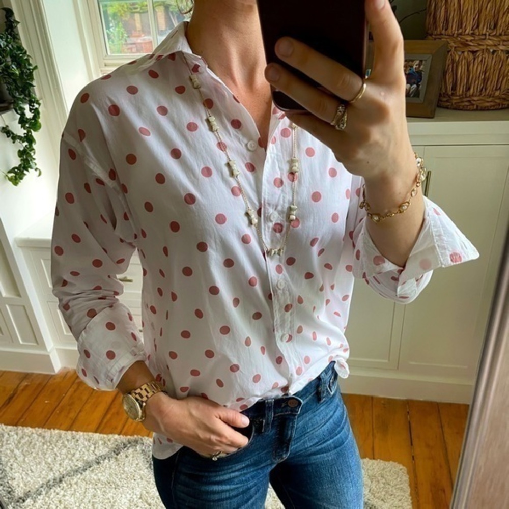 J.Crew Relaxed-fit lightweight cotton poplin shirt